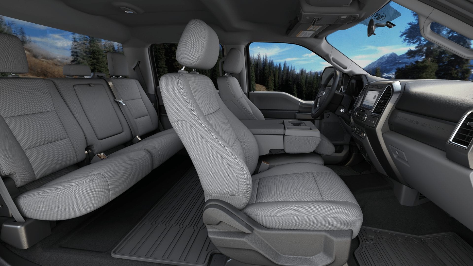 2021 Ford F250 Crew Cab LWB XLT Interior Lockhart Automotive